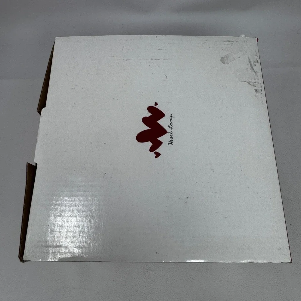 Target 2002 Heart Lamp Red Glitter Y2K Valentine Novelty Light Works Instruction